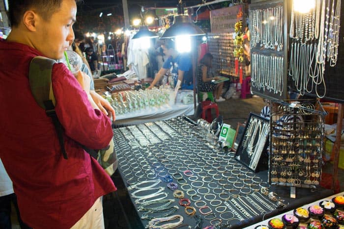 Saturday walking street Chiang Mai jewellry