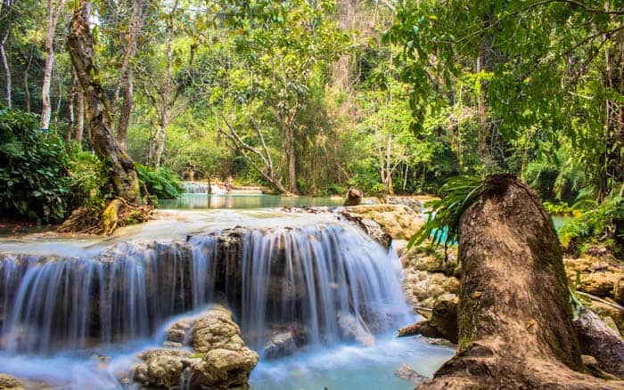 Kuang Si Waterfall in Luang Prabang