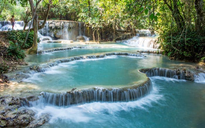 Kuang Si Waterfall in Luang Prabang