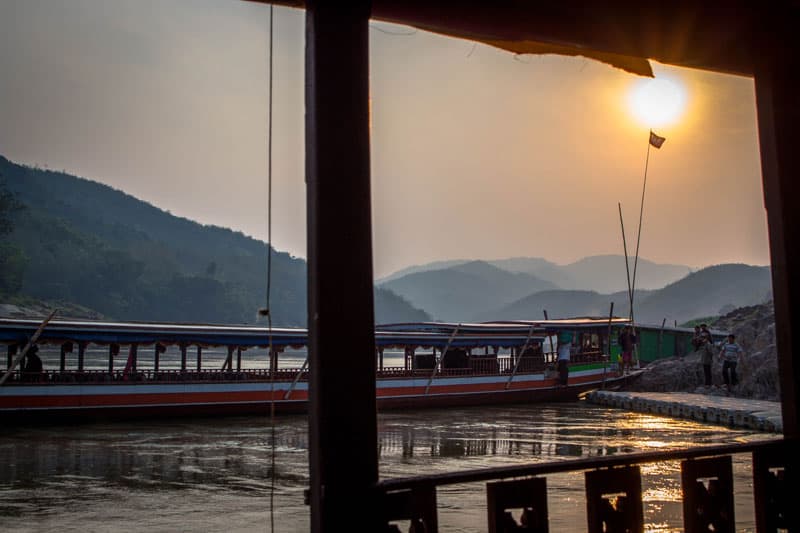 Broken Limitz Laos Mekong River