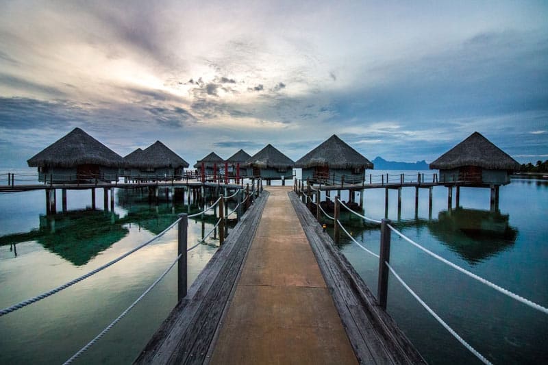 The Islands of Tahiti Water Bungalows