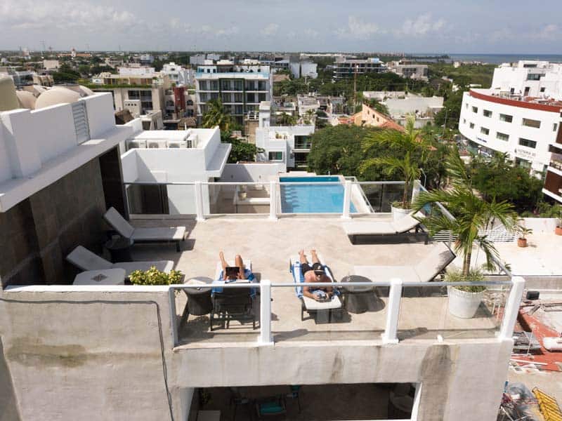 monthly accomodation playa del carmen, long term accomodation playa del carmen, accomodation with a pool playa del carmen