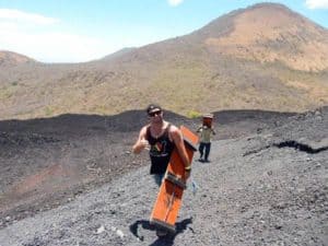 Volcano Boarding Nicaragua its Phil Wilson