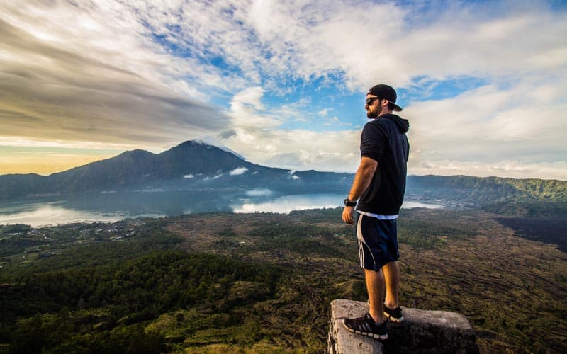 Mt Batur Volcano Trek View