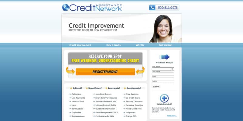 Credit Assistance Network credit card affiliate program